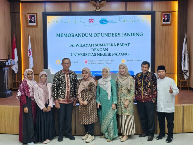 Refleksi Akademik dan Profesi: Dosen Departemen Akuntansi FEB UNP Perkuat Kolaborasi Strategis di Forum IAI Wilayah Sumbar untuk Tata Kelola Keuangan Berkualitas